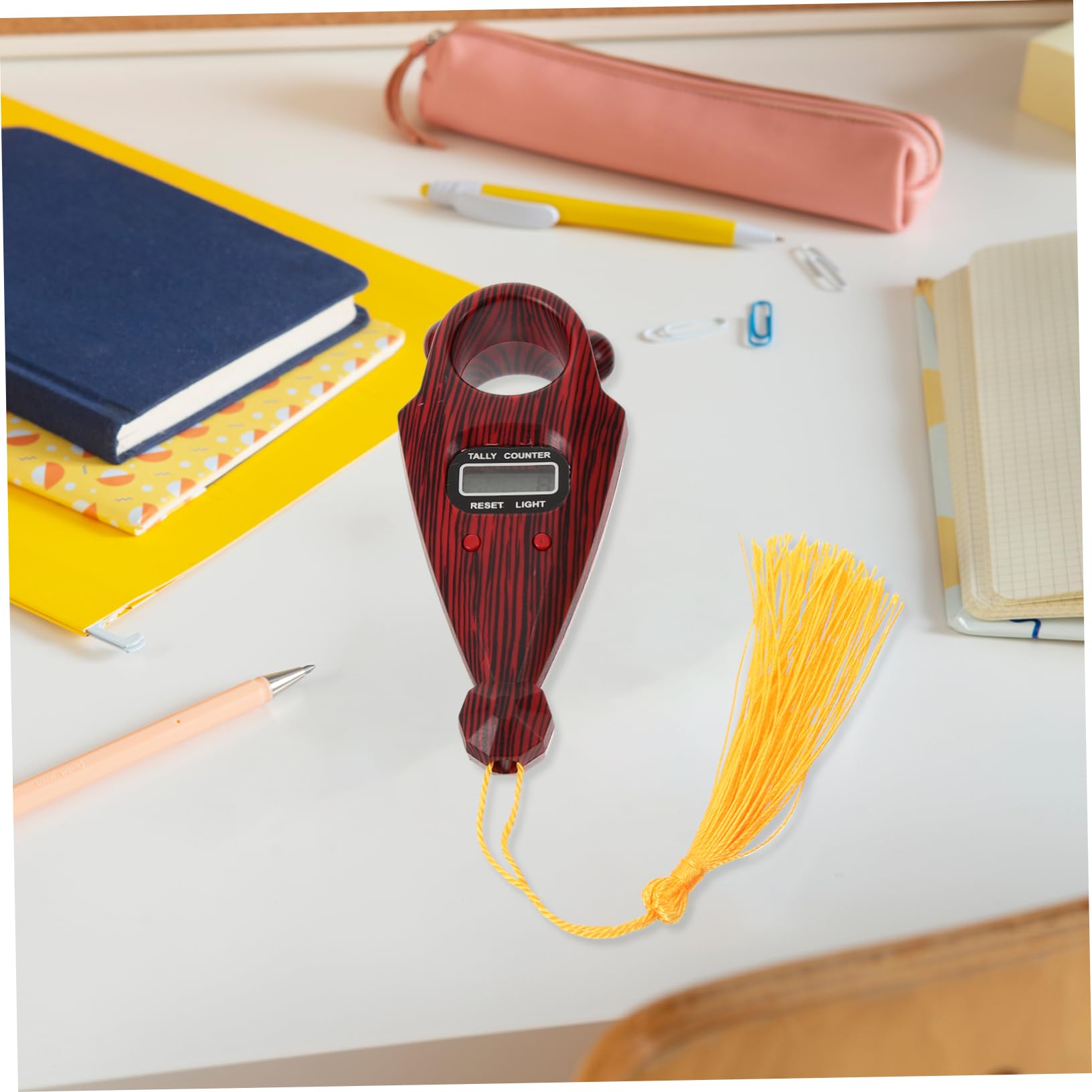 Toyvian 5 Stück Elektronischer Zähler Zähler Kleiner Digitaler Reihenzähler Handperlenzähler Clicker Tally Counter Digitalzähler Elektronischer Digitalanzeigezähler Strickzähler Holz
