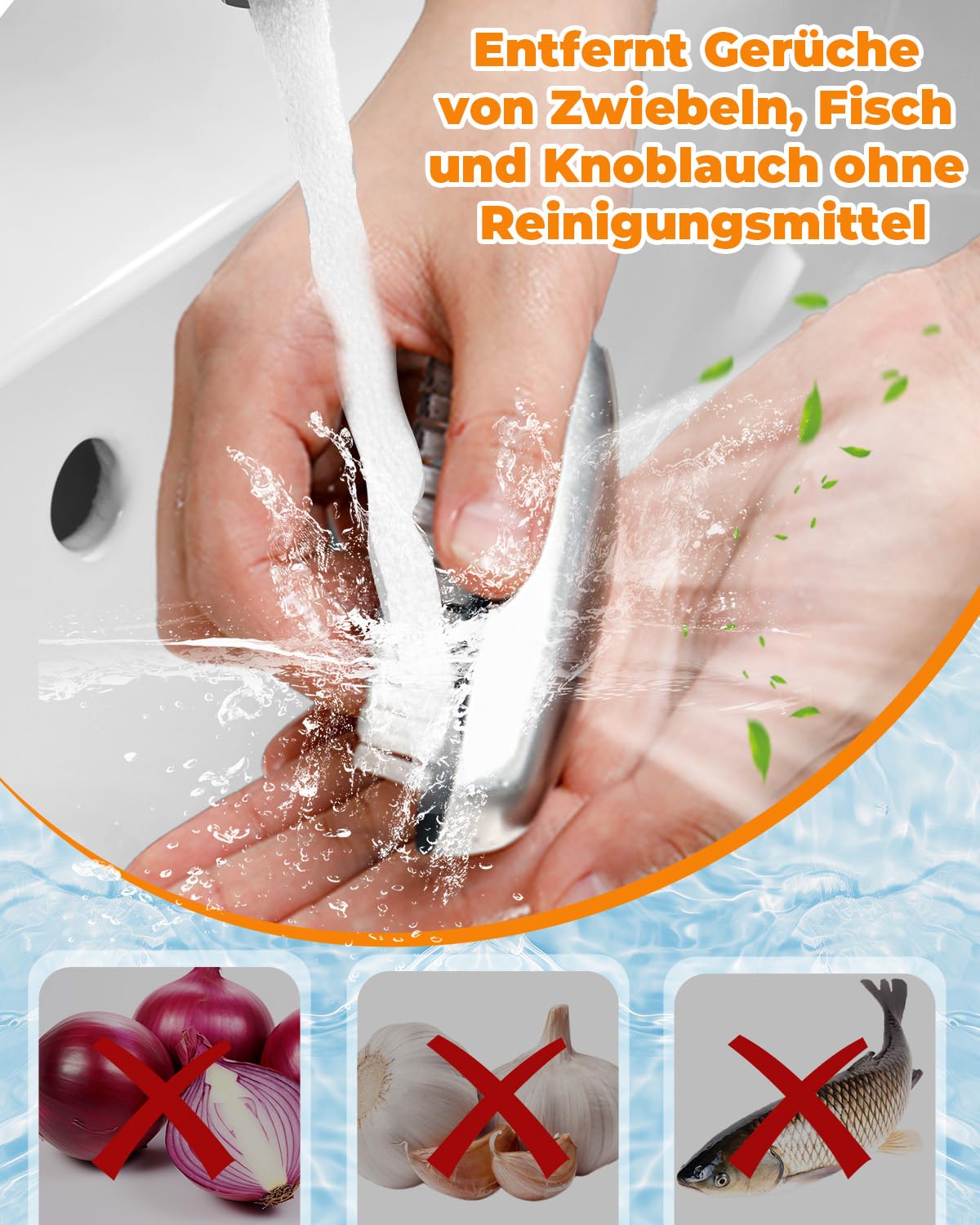 UCEC 4 x spazzole per unghie, in acciaio inox, spazzola per il lavaggio a mano, spazzola per unghie, setole dure e morbide, spazzola per unghie, efficace eliminazione degli odori, spazzola a mano per
