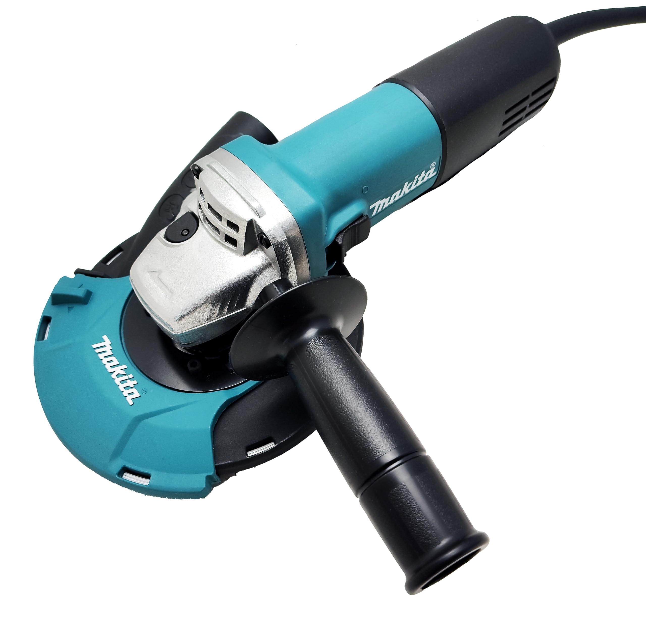Makita Betonschleifer Set. Sanierungsfräse 1100W Power Set im MakPac Koffer. Mit Absaughaube 191W06-8 + 2x Premium Diamantschleiftopf
