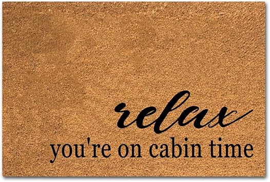 XTDJJKK Cabin Time Coir Doormat