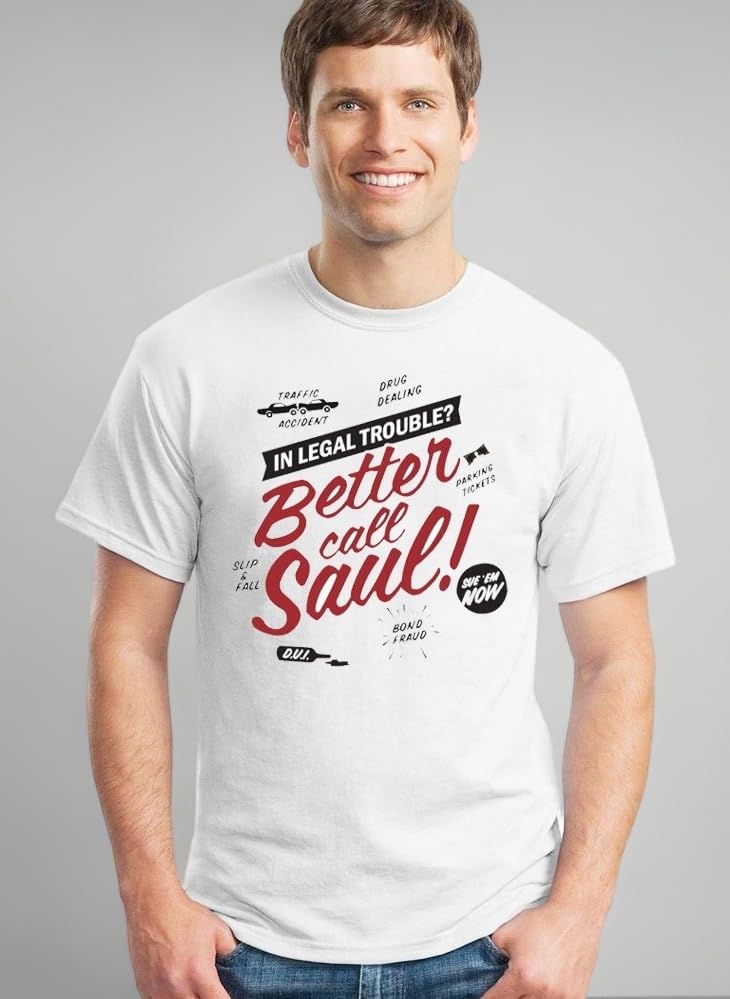 Inspired Better Call Saul Breaking Bad Legal Advice T Shirt in Adult Sizes Top