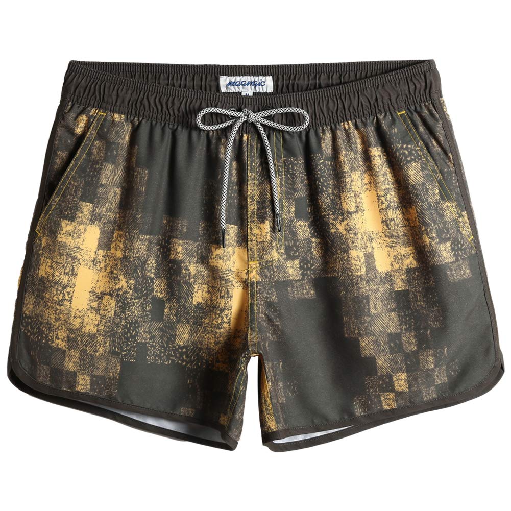 MaaMgic Bañador Hombre de Natación Secado Rápido Interior de Malla Pantalones Cortos d'Aire Vintage 80s 90s — view 17