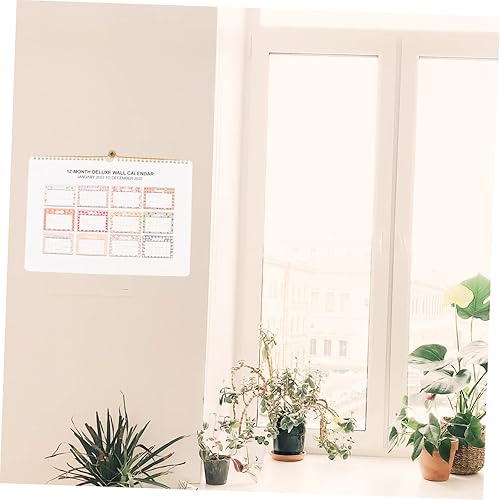 Miniatura 5 de NOLITOY 2 pcs 2022 concise horizontal section office Schedules hanging paper 2022 Desk Calendar decorate 2022 monthly Home Calendar International