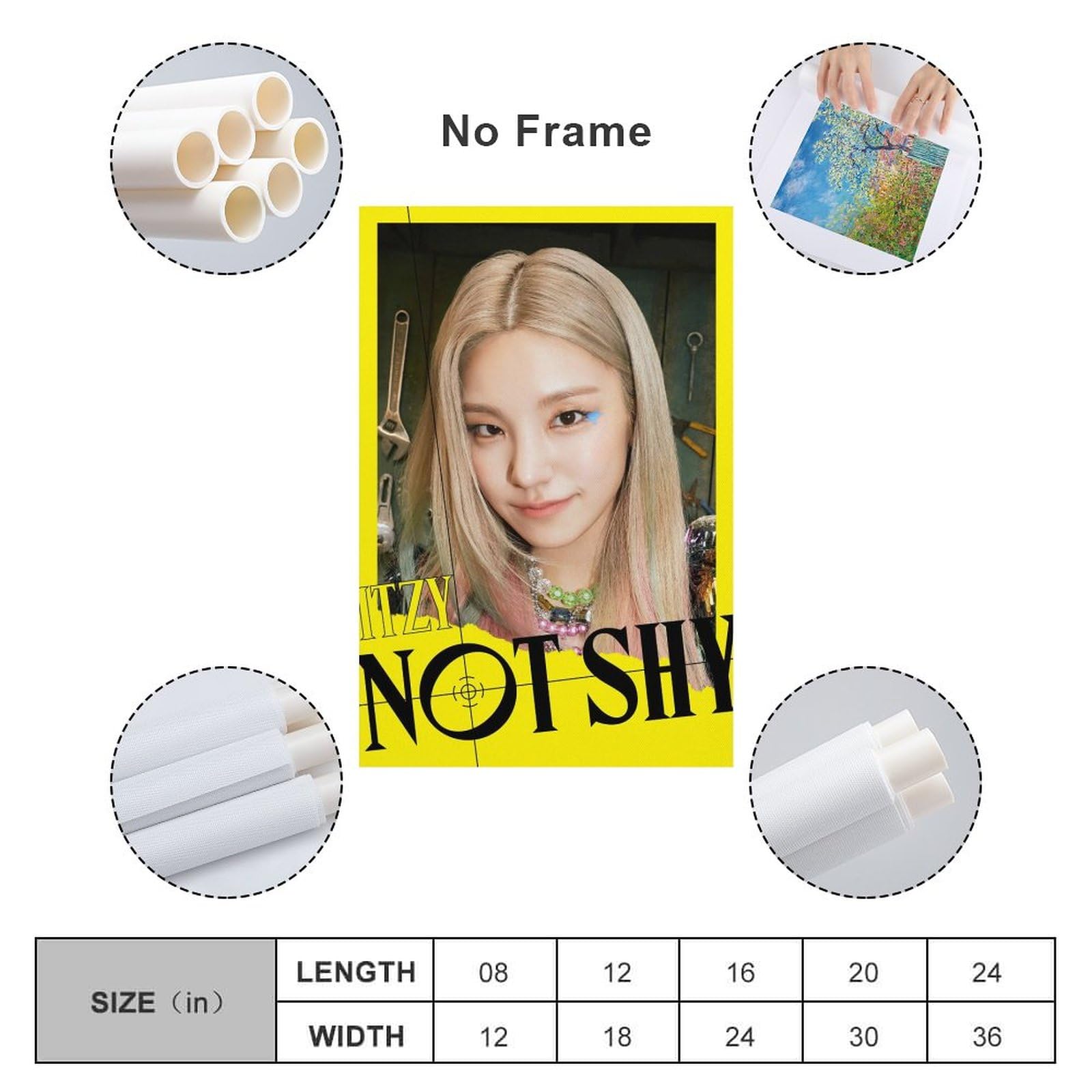 Amazon.co.jp: YEJI イェジ ITZY イッチ NOT SHY English Ver スタイル 