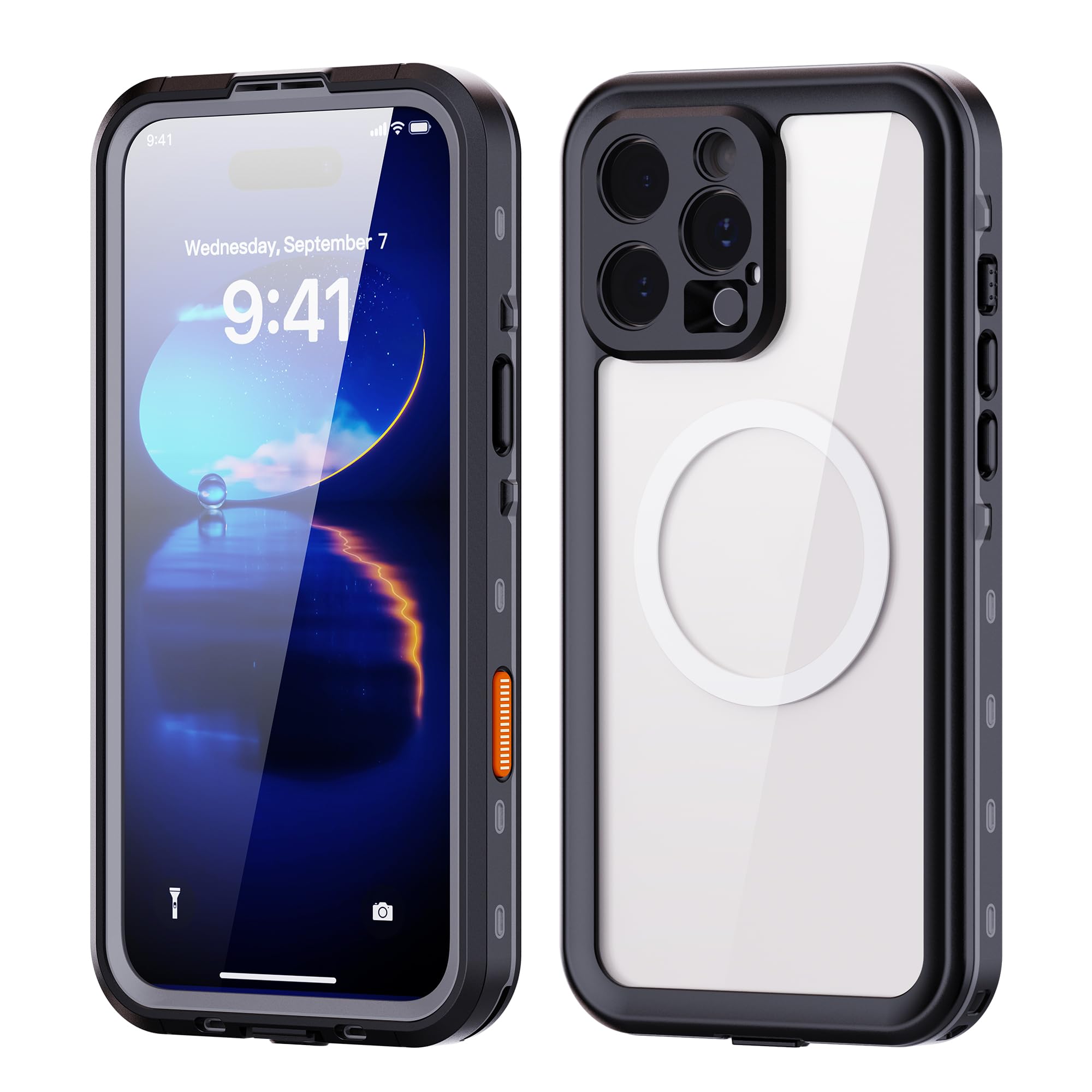 Amazon.co.jp: iPhone 16 Pro Max ケース 完全防水 Magsafe対応