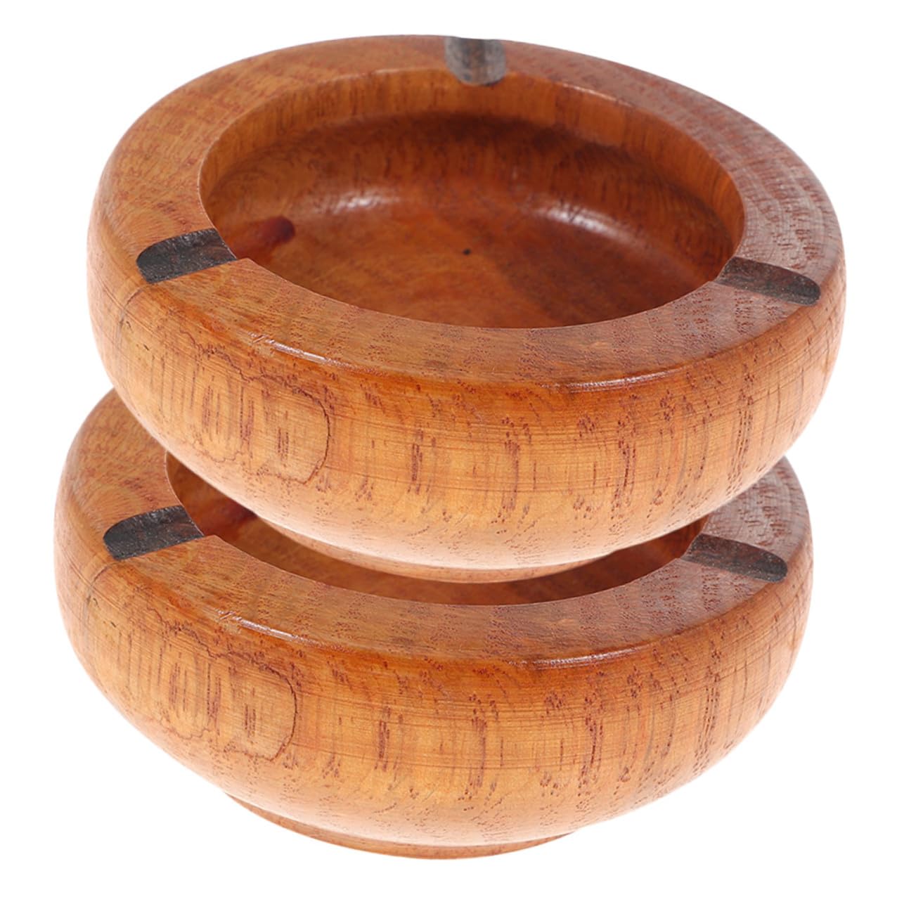 Cendrier en bois marron Mipcase, lot de 2 grand format pour sublimer votre salon