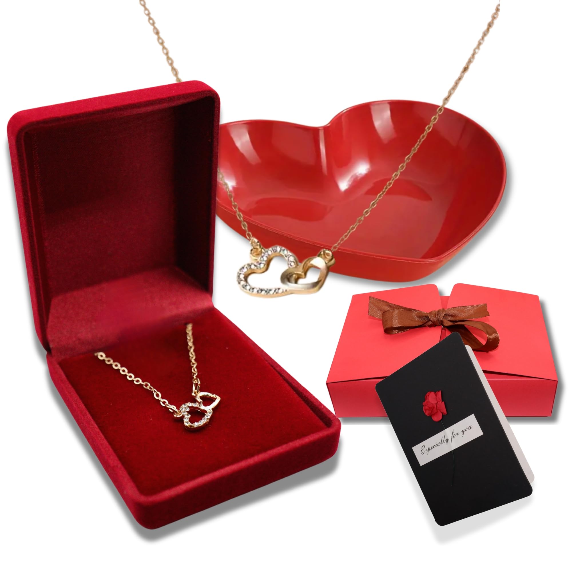 SHAPES Regalos San Valentin, San Valentin, Caja Romantica Con Collar Mujer, San Valentin Regalos Mujer, Regalo San Valentin Mujer, Regalo Mujer, Regalos Originales Para Mujer, Regalos Para Mujer