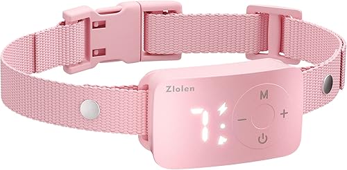 Miniatura 1 de Zlolen Collar antiladridos para perros  Collar de ladrido recargable con vibración de pitido y golpes, collares antiladridos para perros con 3