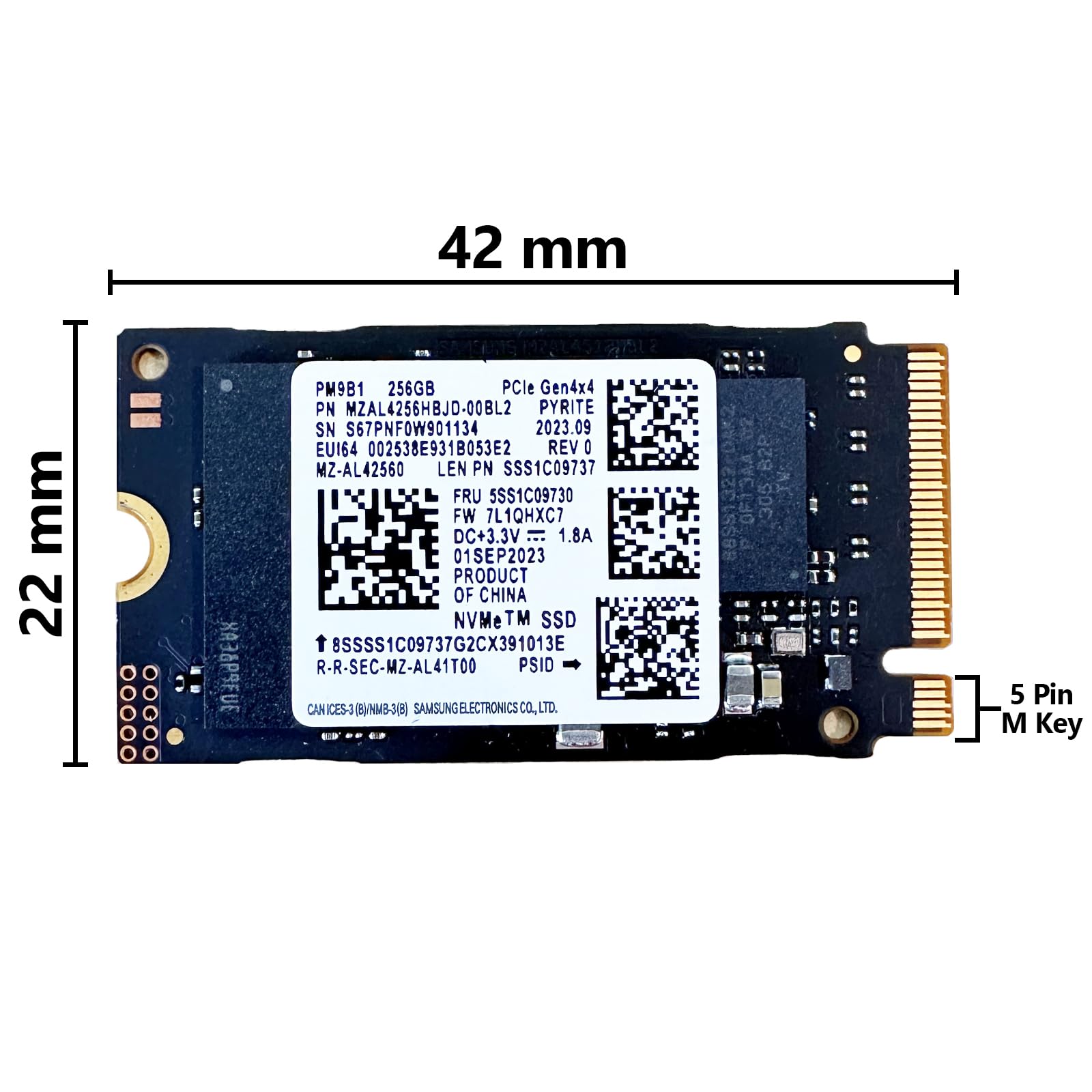 Amazon.com: OEM Samsung PM9B1 256GB M.2 PCI-e GEN 4X4 NVME SSD