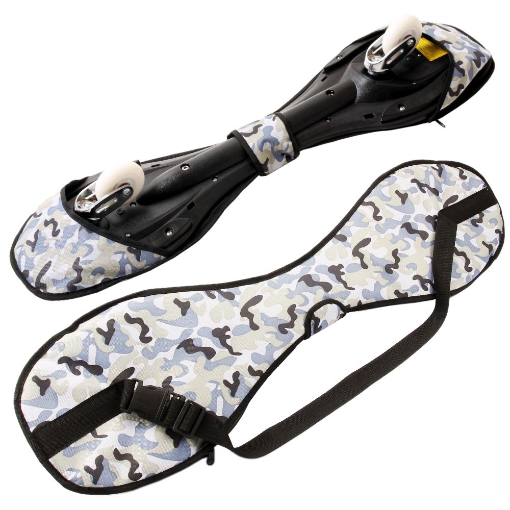 FunTomia Waveboard monopatín con Mach1 Ruedas, Bolsa de Transporte