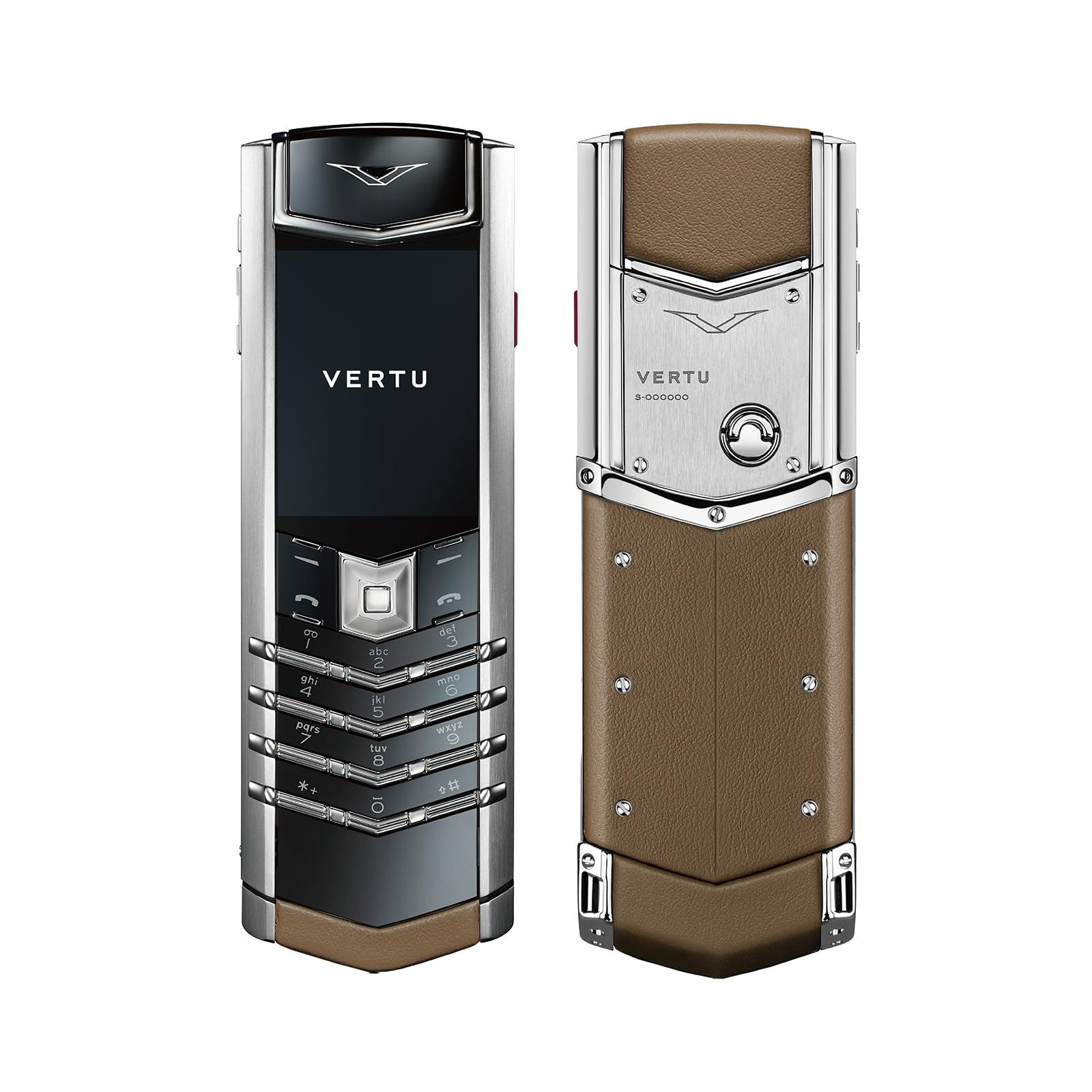 VERTUSignature V Stainless Steel Luxury Business Phone (Brown)