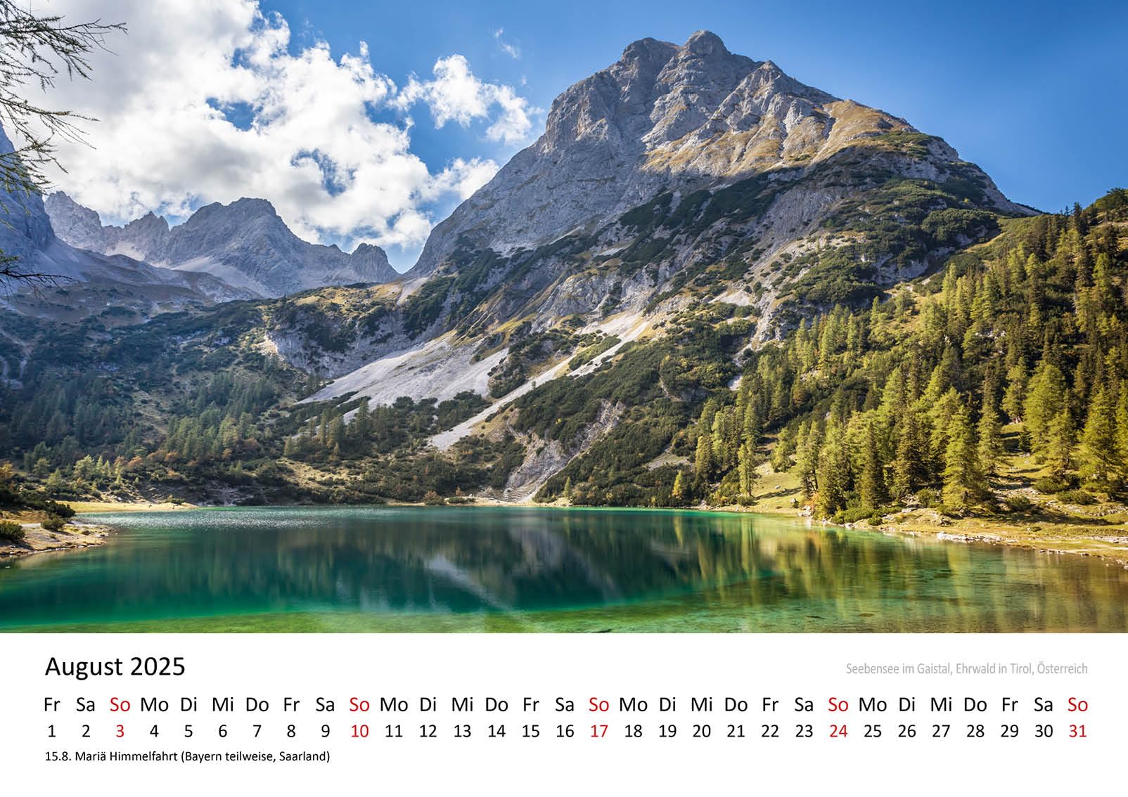 Edition Seidel Calendario Premium Austria 2024, Formato DIN A3