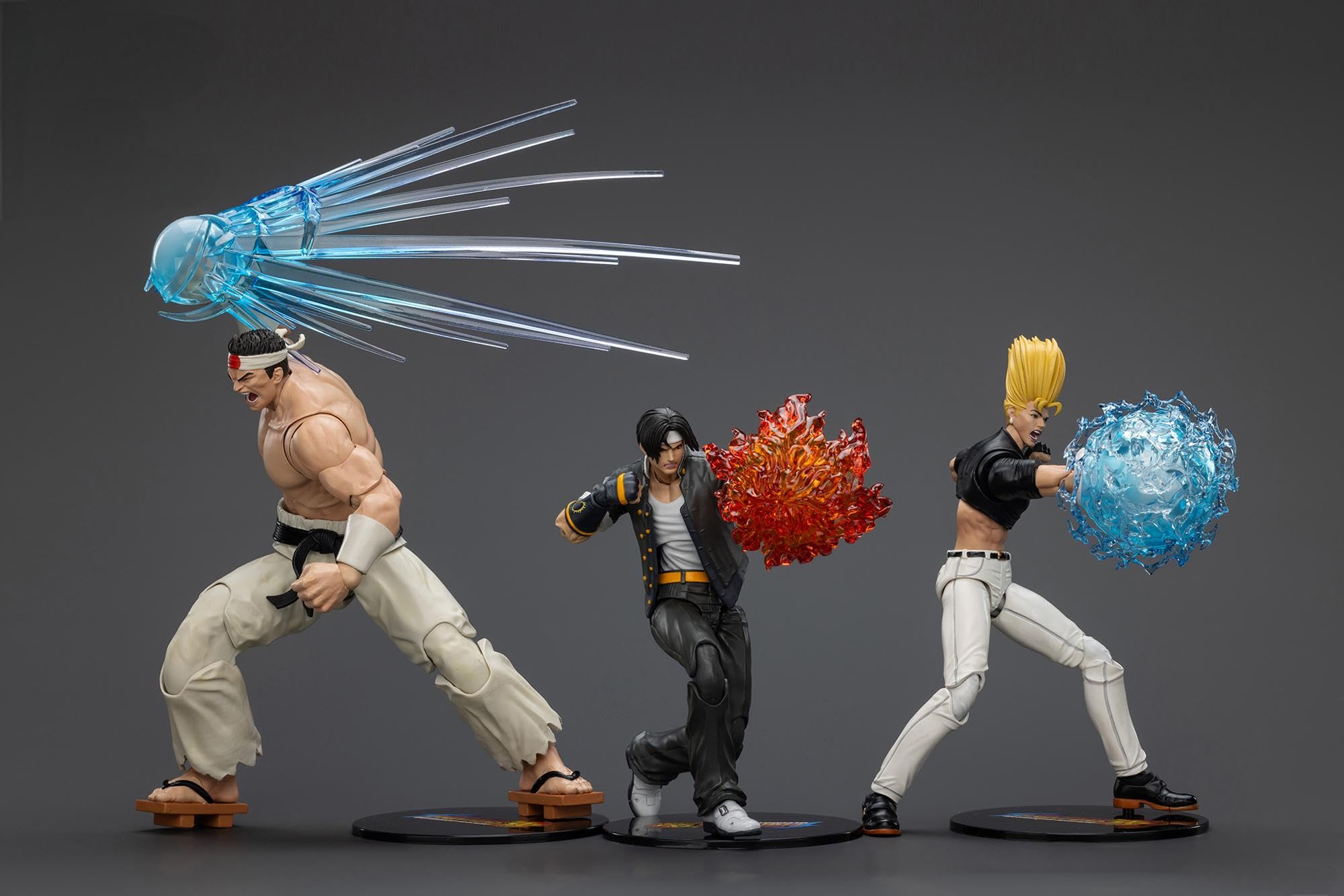 美品 1/18 ザ・キング・オブ・ファイターズ 3体セット JOYTOY JOYTOY SNK 1/18 Action Figure KOF 98UM Hero-3PCS Collection Model