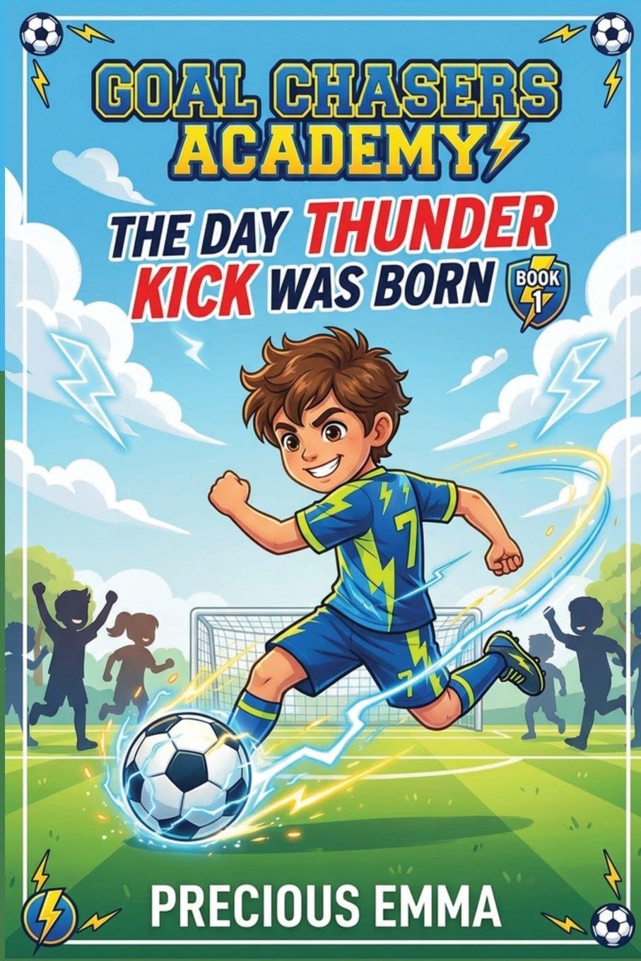 Goal Chasers Academy - The Day Thunder Kick Was Born: Book 1 of a Fun 3rd-4th Grade Soccer Chapter Books for Kids 8-12 About Teamwork, Friendship, and ... Teamwork, Friendship, and Big Dreams A Socc