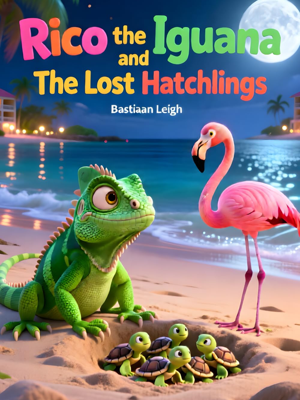 Rico the Iguana and The Lost Hatchlings: A heartwarming adventure about helping baby turtles find their way to the ocean.
