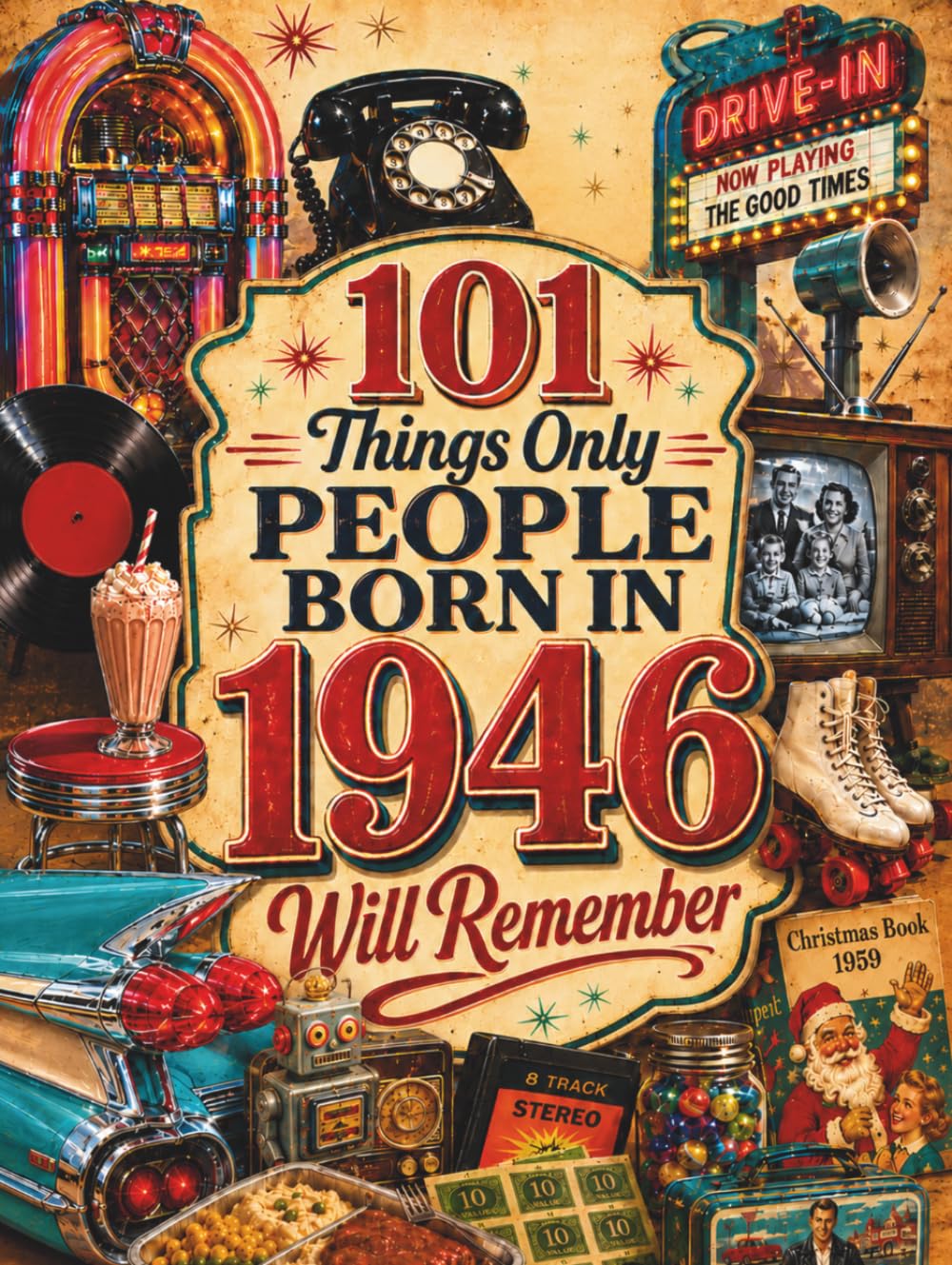 101 Things Only People Born in 1946 Will Remember: The Ultimate Nostalgia Book for Baby Boomers, A Memory Recall Journey Through the 50s, 60s, and 70s to Spark Great Conversations