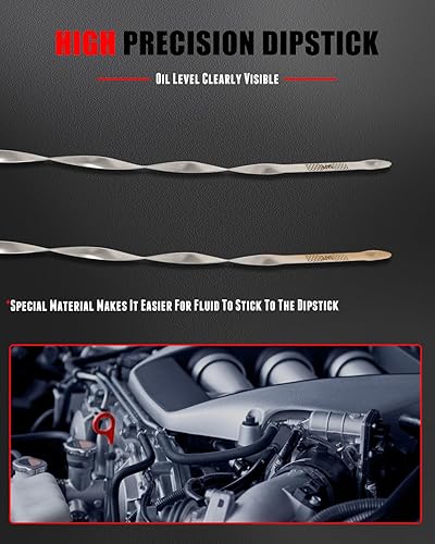 Miniatura 68 de CCIYU L3G6-10-450F - Varilla de aceite de motor de repuesto para Mazda 3 2012-2015 para Mazda 5 2011-2013 para Mazda 6 2010-2012 para Mazda CX-7 Dip