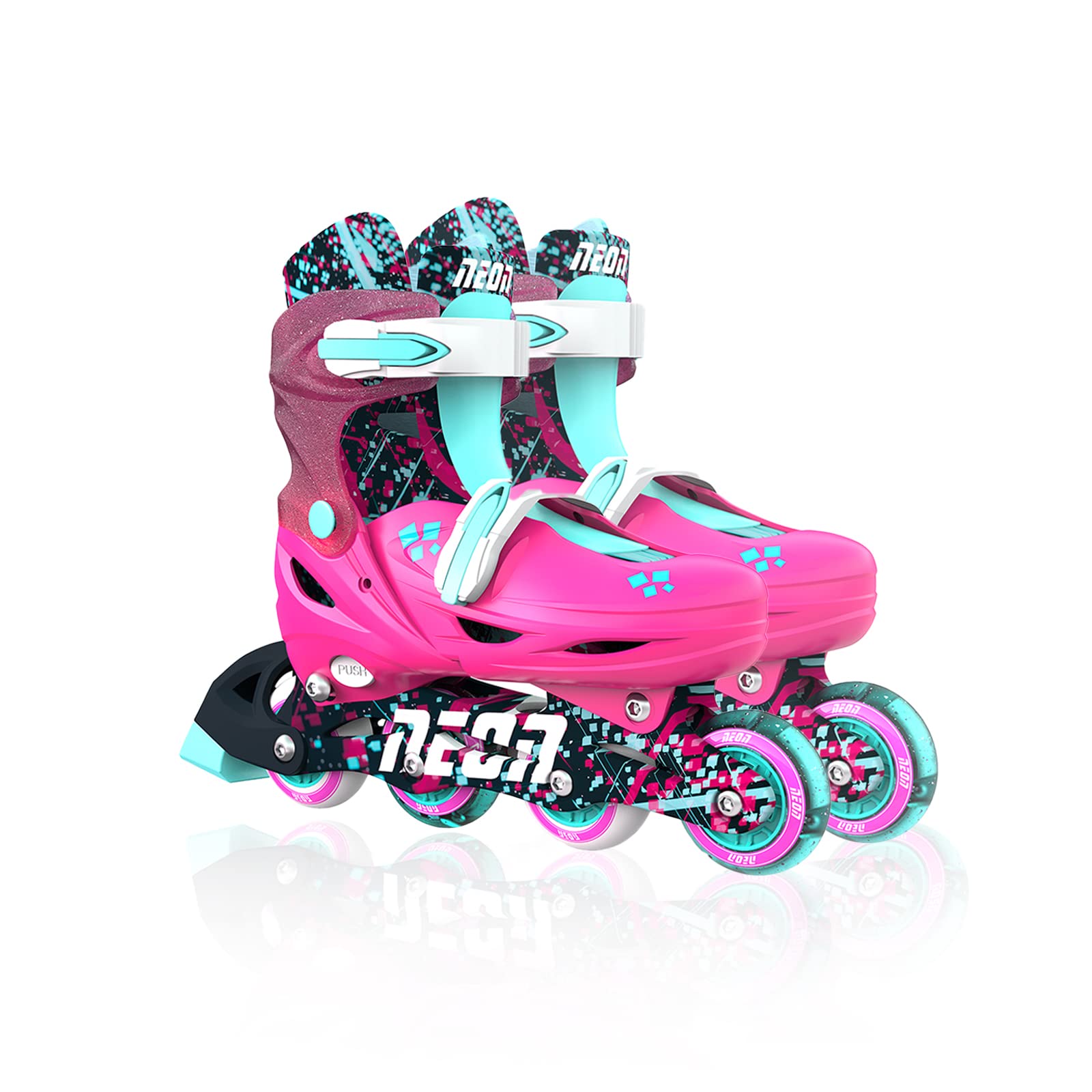 Buy Yvolution Neon Cyber Skates Inline Skates for Kids with LED