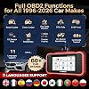 LAUNCH CRP123E OBD2 Car Diagnostic Tool Reader Car Code Reader for Engine ABS SRS Automatic Transmission with Steering Angle Reset Throttle Adjustment Oil Reset Free Lifetime Upgrade