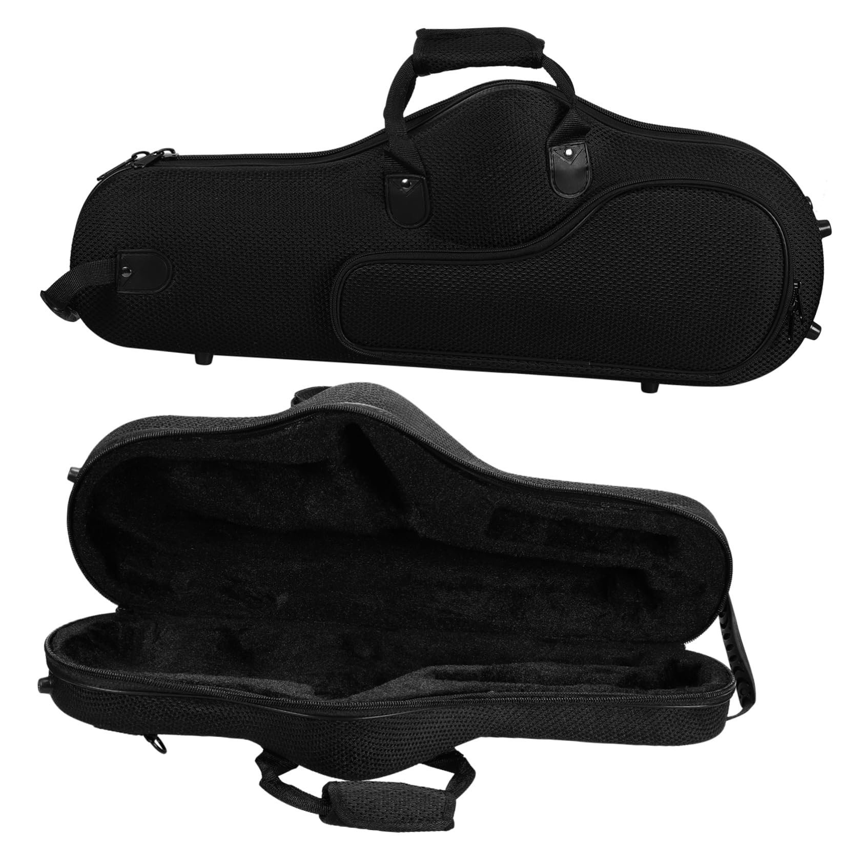 Kisangel Saxophone Case with Backpack Straps Lightweight Padded Bag for Easy Transport Shoulder Straps Capacity for Accessories for School