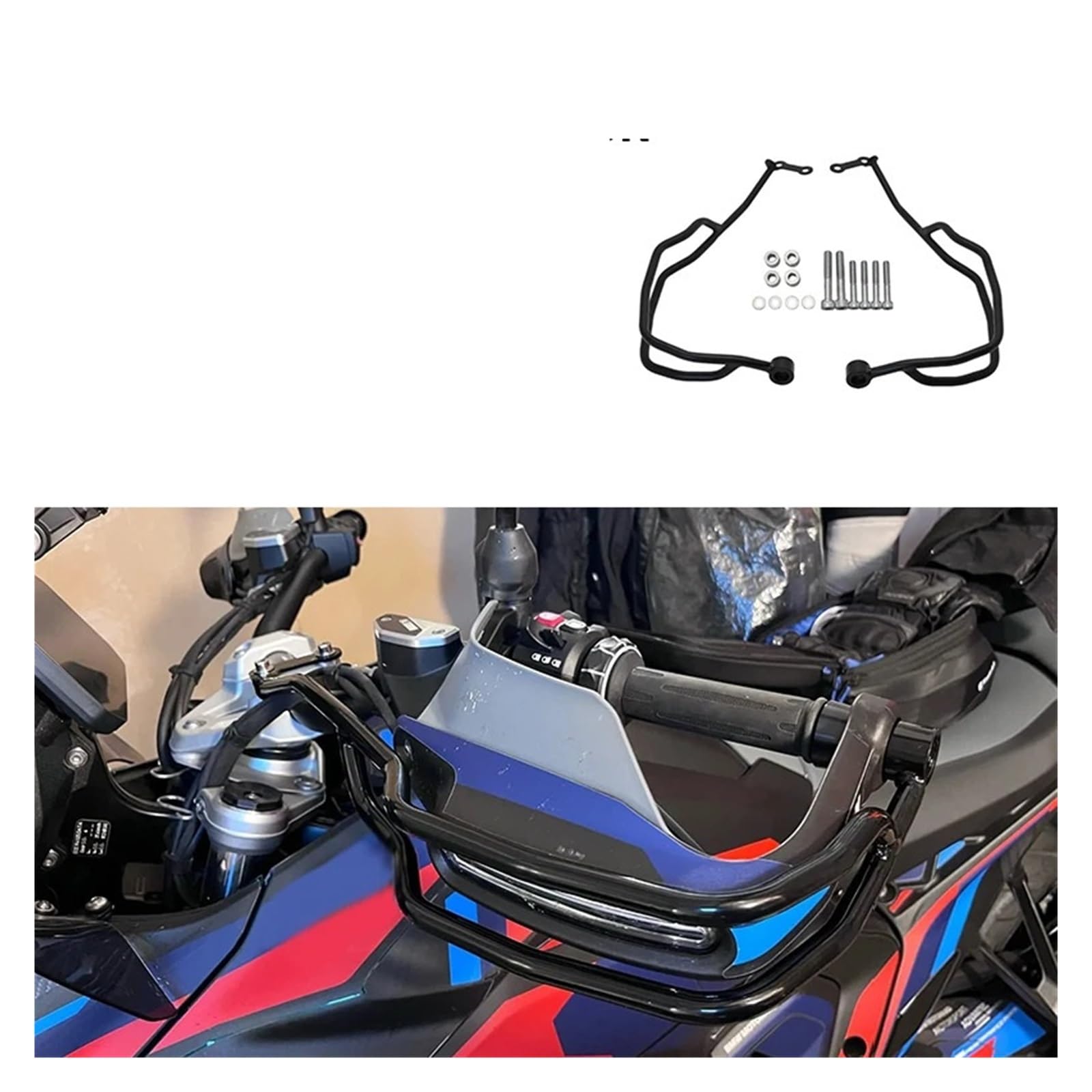 Protectores de mano for motocicleta, Protector de palanca de embrague y freno, protector de mano, 2024 | Compatible con BMW R1300GS R 1300 GS 1300GS ADV Adventure 2023(WHITE)