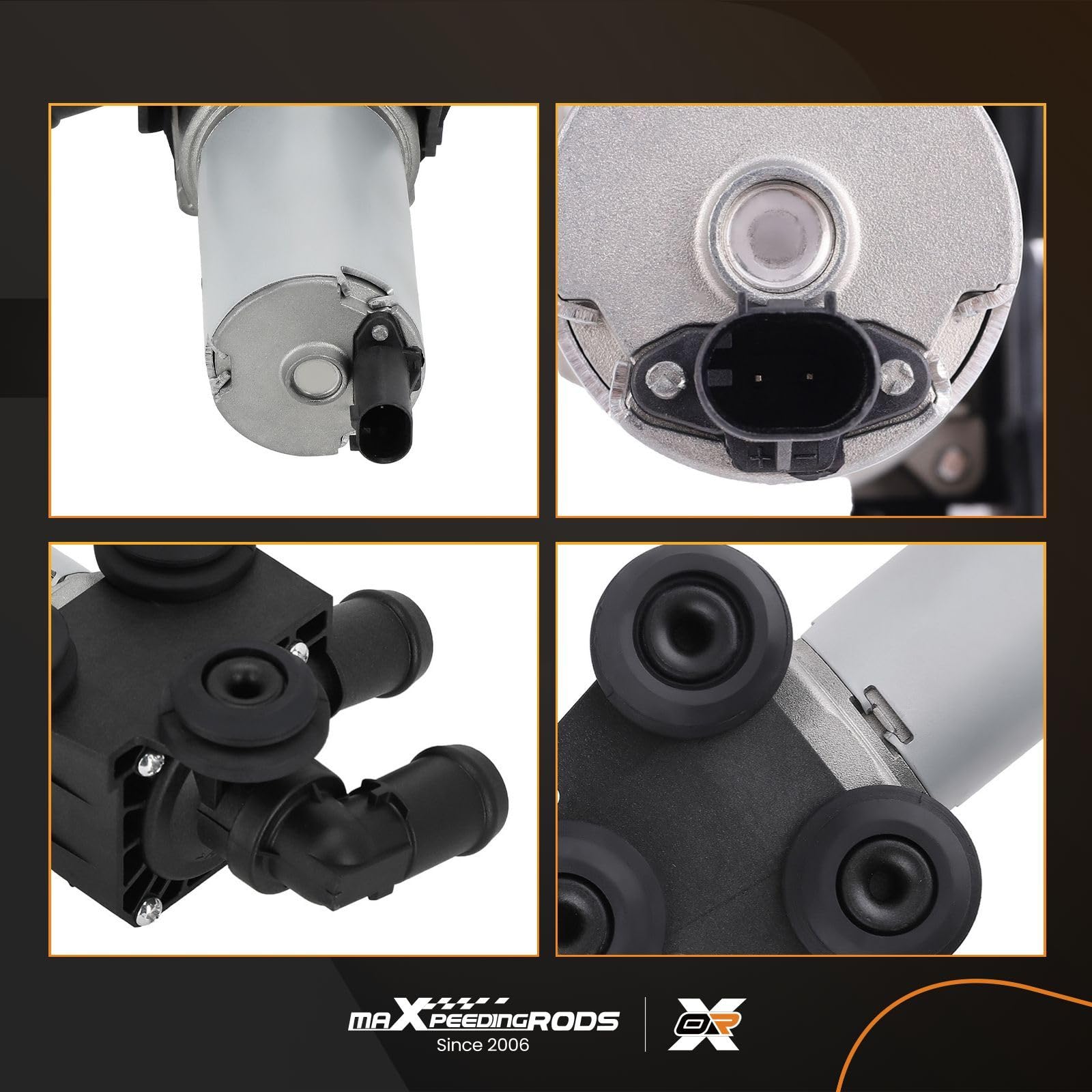 maXpeedingrods Pompa elettrica del refrigerante per BMW Serie 1 E87 serie 3 E90 E91 E92 Diesel 64118369806