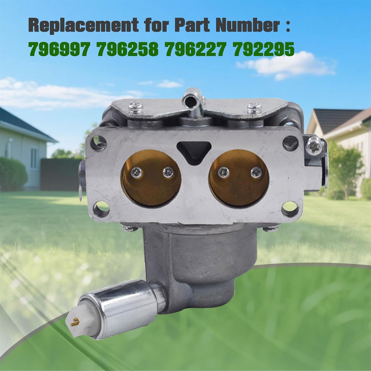 ALL-CARB Carburetor Replacement for 20HP 21HP 23HP 24HP 25HP Intek V-Twin Engine Carb 40G777 40H777 446777 44677A 407677 40F777 406777