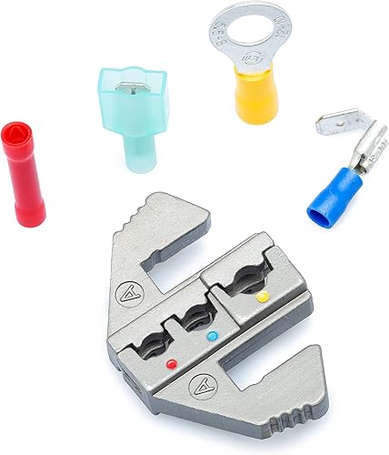 Miniatura 75 de Wirefy Herramienta de engarce para conectores termorretráctiles, engarzadora de alambre de trinquete, alicates de engarce, para terminales de A1