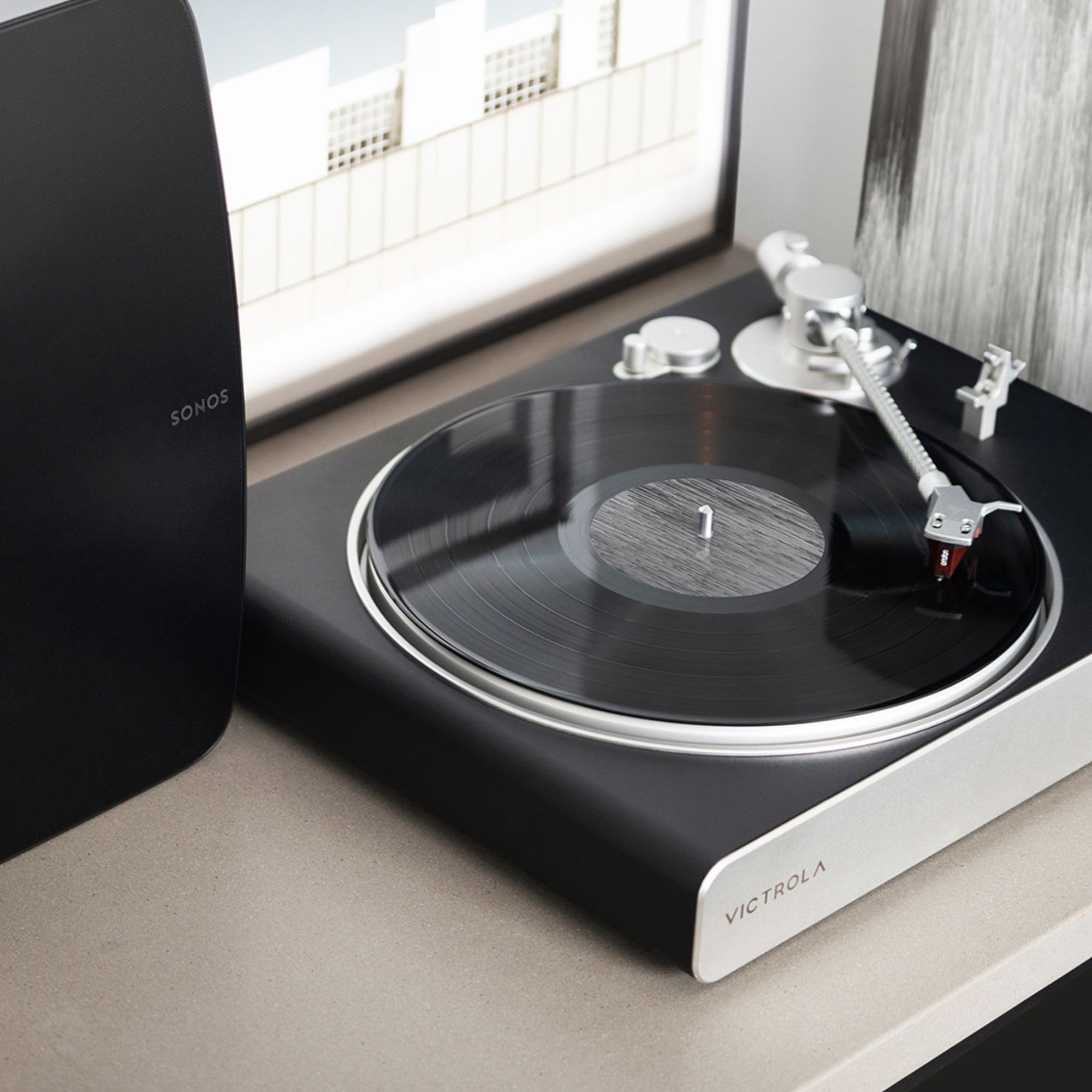 VICTROLA Stream Carbon Platine SONOS Ready Cellule ORTOFON Noir