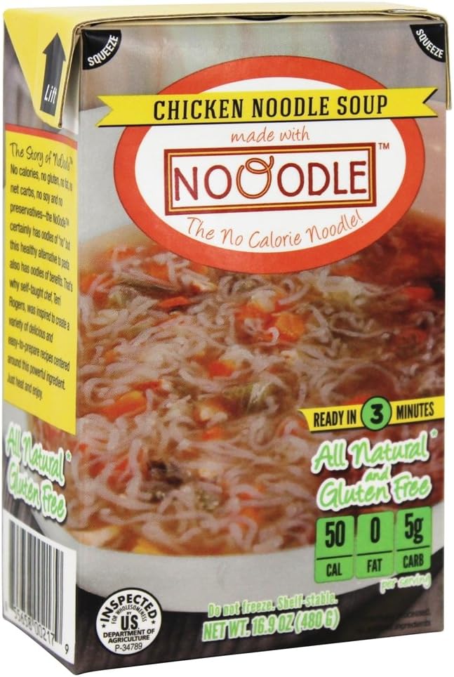 Six Pack of NoOodle Soup Chicken Noodle -- 16.9 oz