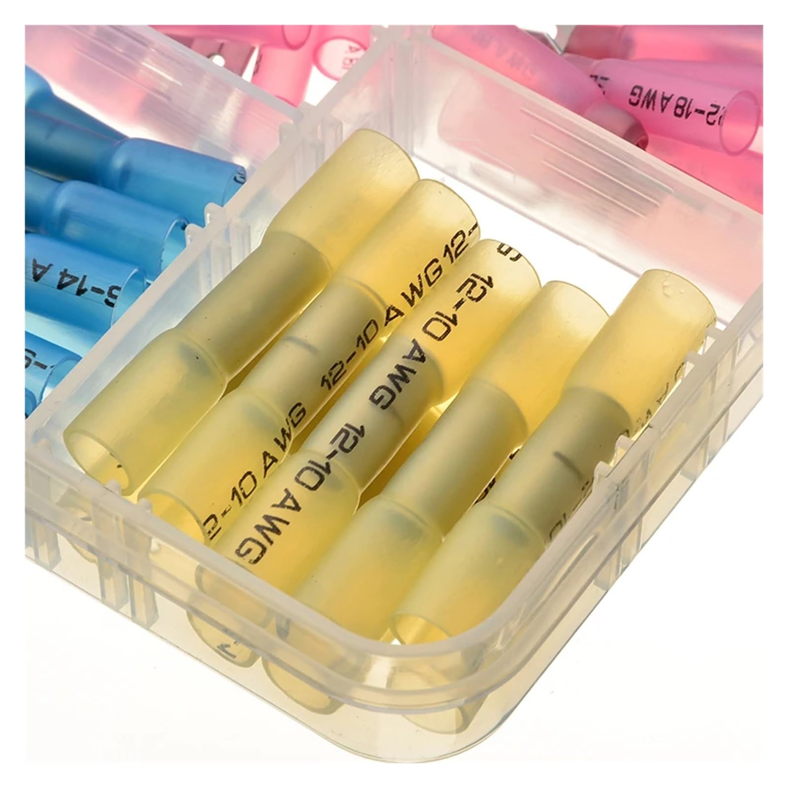 Kit de cosses à isolées, 240 pièces, cosses à fourche, cosses à anneau et à fil thermorétractable assorties