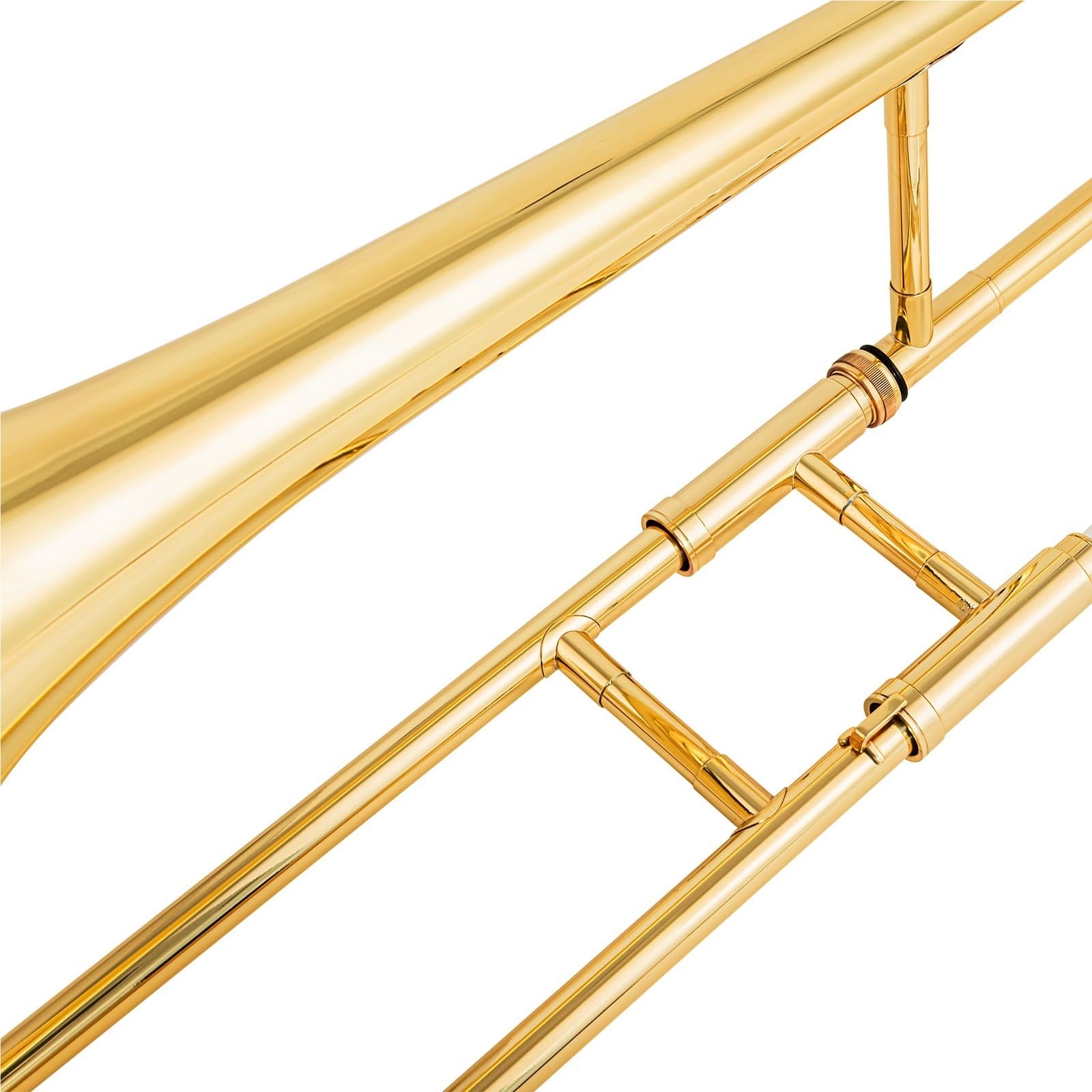Puzon Puzon Tenorowy Początkujący Tonacja B Instrument Dęty Klawesynowy Niklowo Srebrny Pozłacany