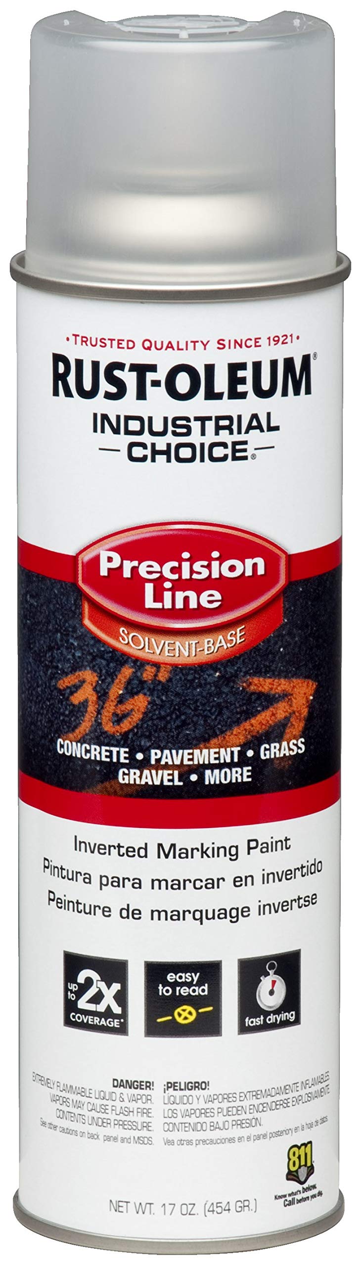 Rust-Oleum 1601838 Industrial Choice Inverted Solvent-Based
