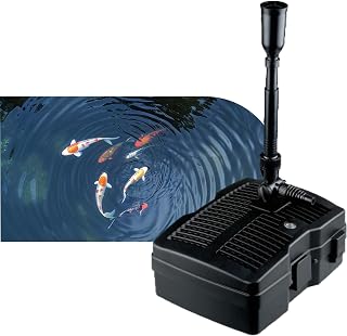 AQPOND Unity Innenfilter für Teich, 3-in-1, mit Brunnenpumpe und UV-Sterilisator, 9 W, komplettes Filtersystem mit Wasserspielen für Gartenteiche