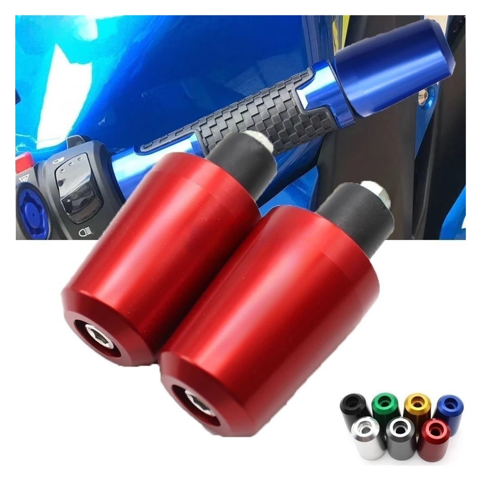 Moto Contrappesi Bilancieri Manubrio Per APR&ILIA Pegaso 650 PEGASO650 Moto 7 8''22mm CNC Alluminio Manopole Manubrio Tappi Terminali Manubrio