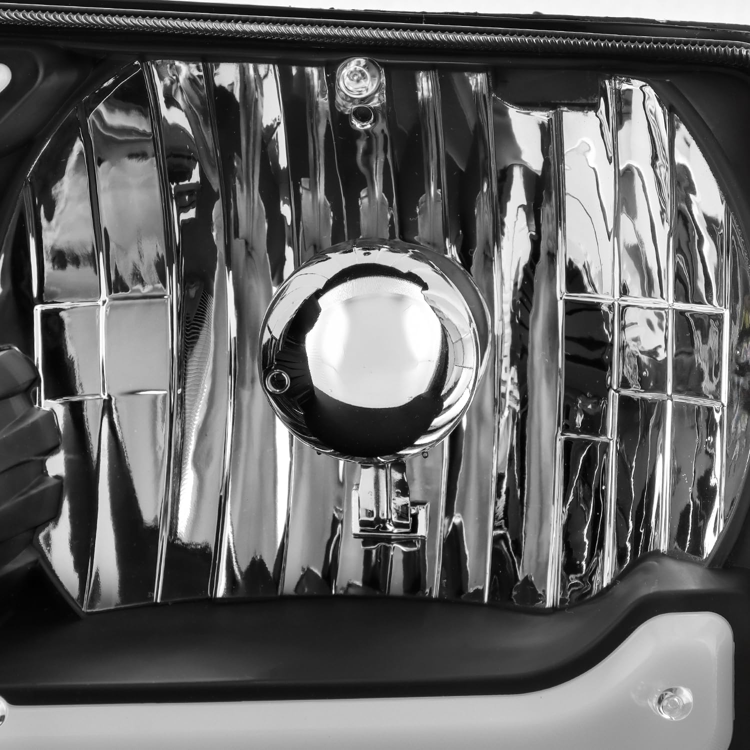 AKKON - Fits 2001-2011 Ford Ranger Black Headlights Headlamp Pair Driver & Passenger w/LED Tube DRL