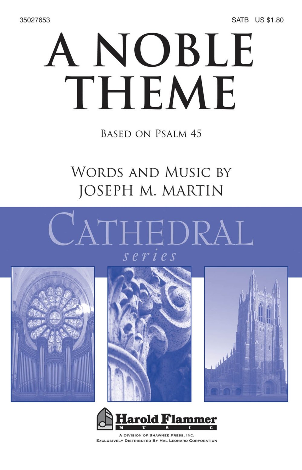 A Noble Theme SATB partition pour chorale à quatre voix mixtes - 2