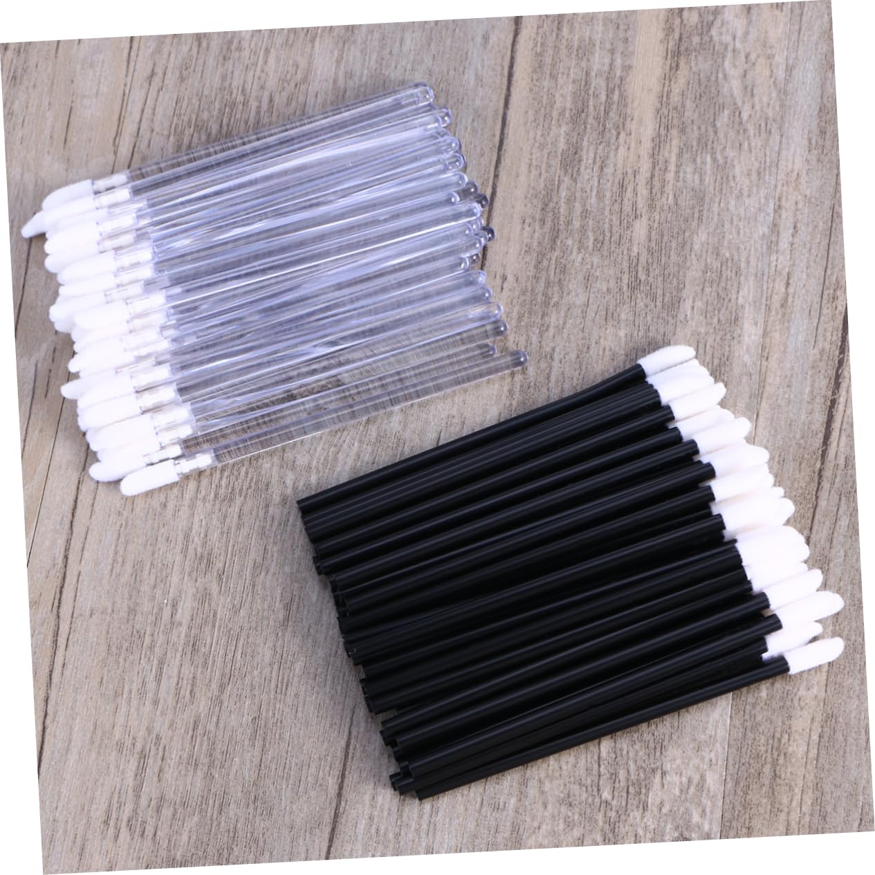 ARTSEWPLY Lip Brush Exfoliating Stick 200pcs Reusable Lip Applicator Makeup Tool Kit