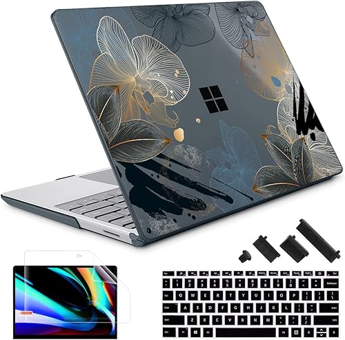 Miniatura 1 de May Chen Funda compatible con Microsoft Surface Laptop 543 de 135 pulgadas con reposamanos de metal modelo 19511868 carcasa rígida de plástico con
