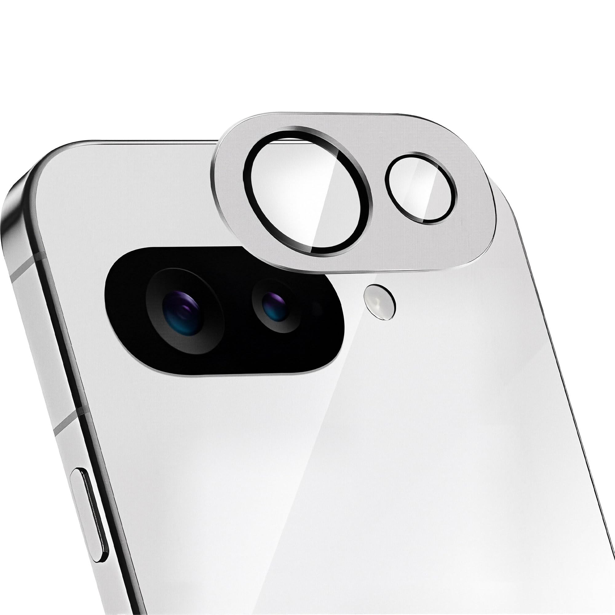 ZXZone カメラフィルム Google Pixel 10a 用 アルミ合金製+AR高透過率強化ガラス ピクセル10a レンズ保護 カメラカバー レンズ保護 フィルム 防爆裂 ・耐衝撃・スクラッチ防止・露出オーバー防止・ケースに干涉なし(Pixel10a, シルバー)