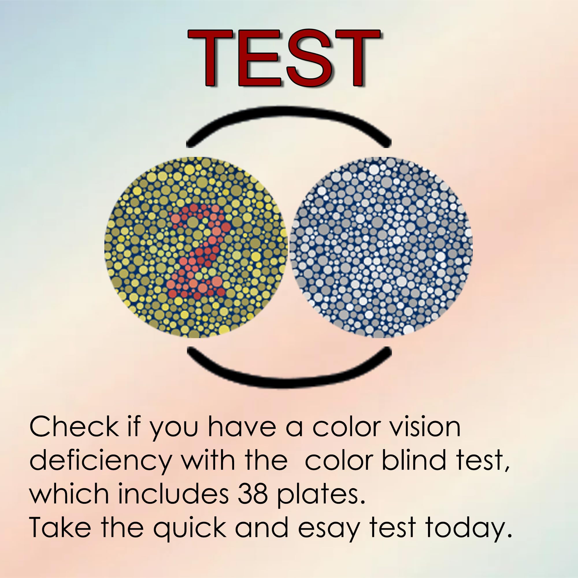 C.V.INSTRUMENTS Ishihara Test Chart Books for Color Deficiency | Test Chart Books with 38 Plates | Latest Edition Chart Books with user manual and One Eye model - Image 7 thumbnail