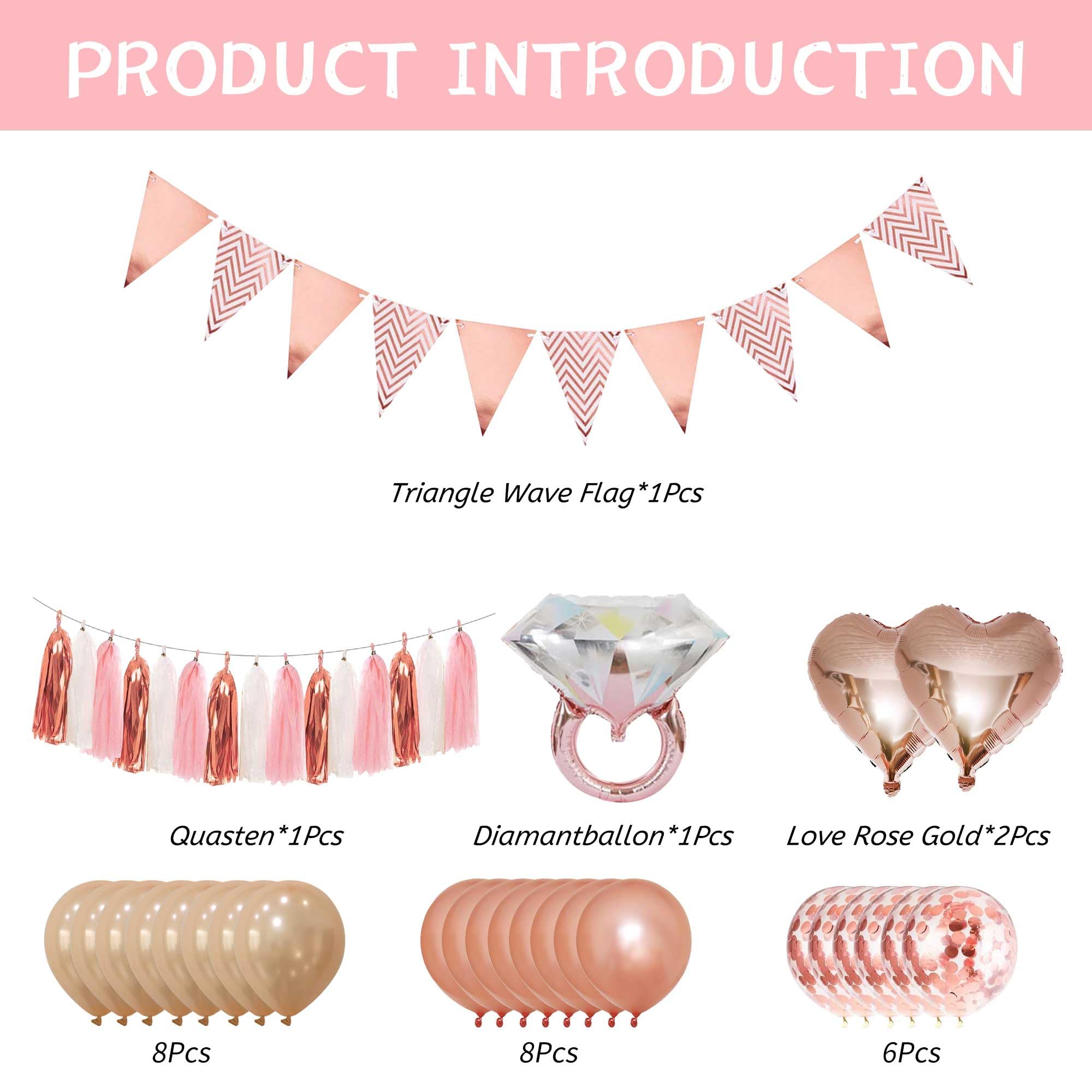 Décoration Evjf Jga Lot De 22 Ballons Décoratifs Pour Enterrement De Vie De Jeune Fille Ballons Blancs