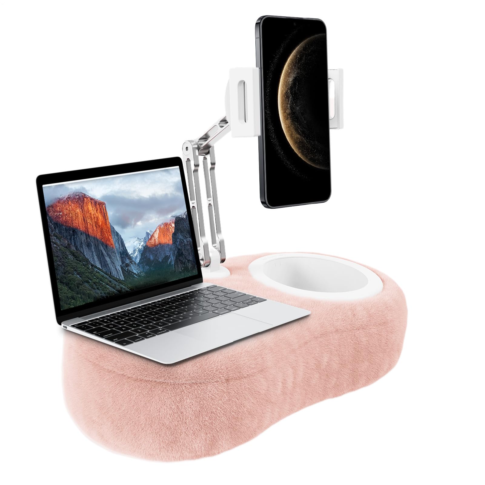 Supporto Tablet a Cuscino Supporto Telefono per Scrivania | Regolabile per Letti Divani Scrivanie Anti-Scadimento Porta Smartphone
