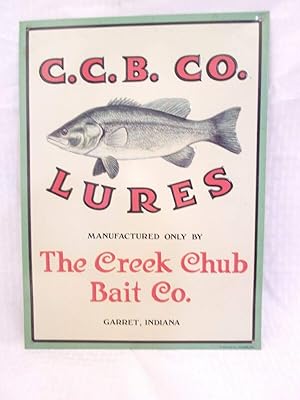 The Creek Chub Bait Co. Lures Vintage Look Reproduction 8x12 Metal Sign 8121818