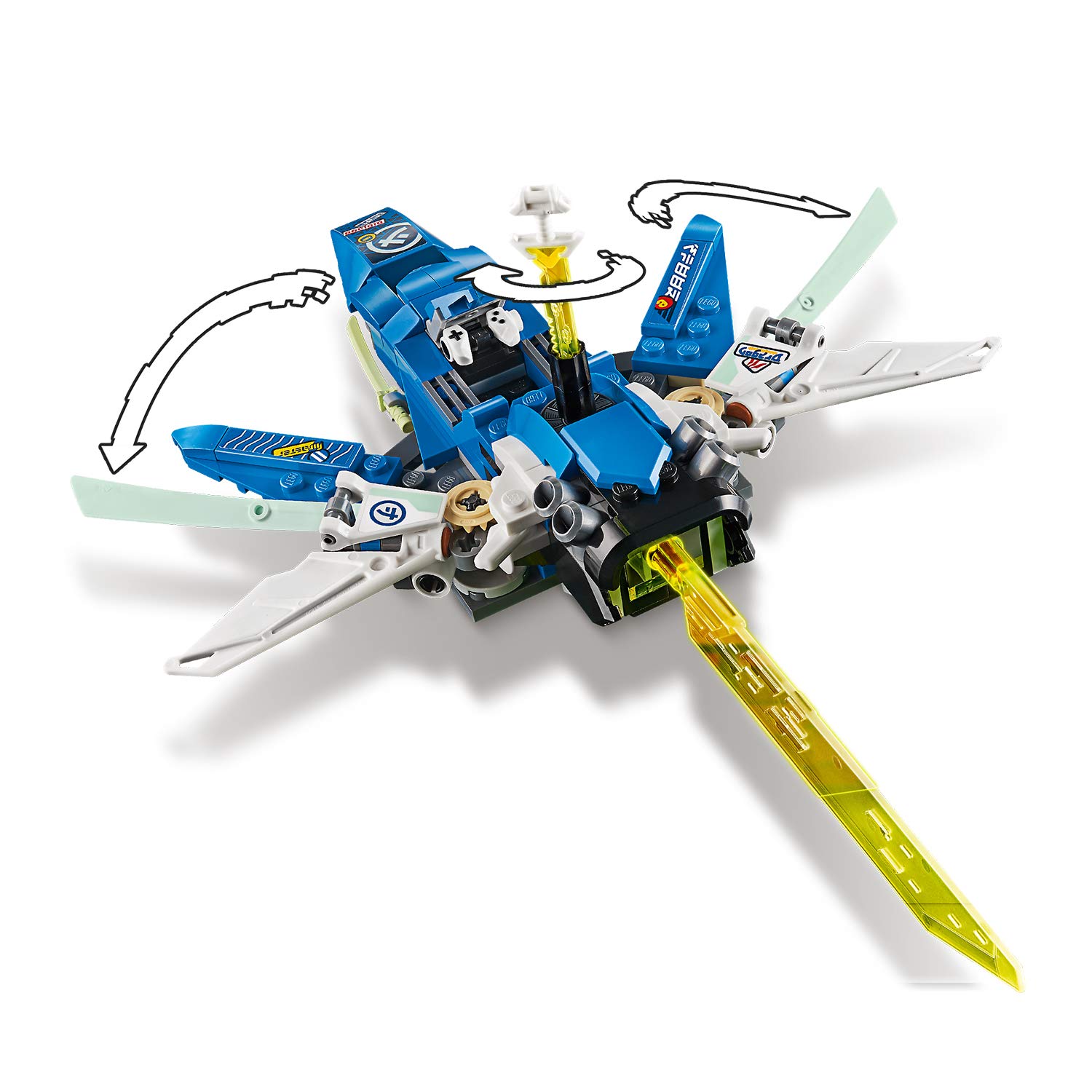 LEGO 71709 Ninjago Jay und Lloyds Power-Flitzer