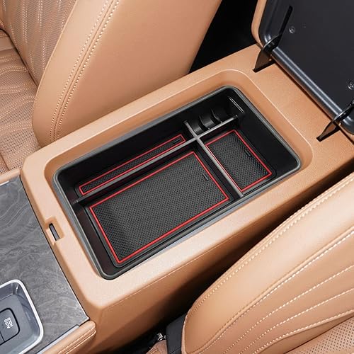 Miniatura 4 de TACOBRO Organizador de consola central compatible con accesorios Nissan Altima 2019 2021 2022 2023 2024 2025, bandeja de inserción de reposabrazos