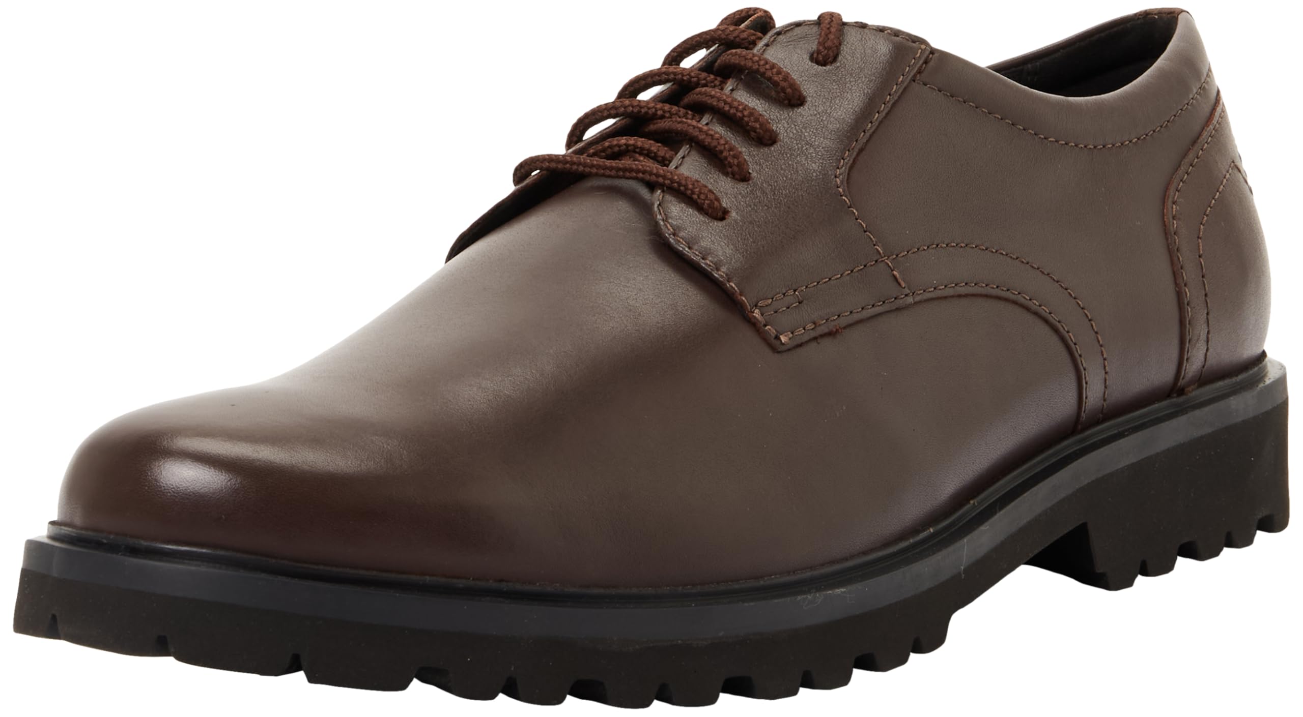 CLARKS Berwick Seam Mens Black Leather, 6.5