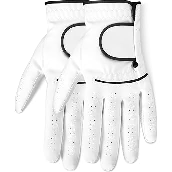 Amazon Basics Mens All Weather Golf Glove - Right & Left Hand Available - Medium Medium Large and Large