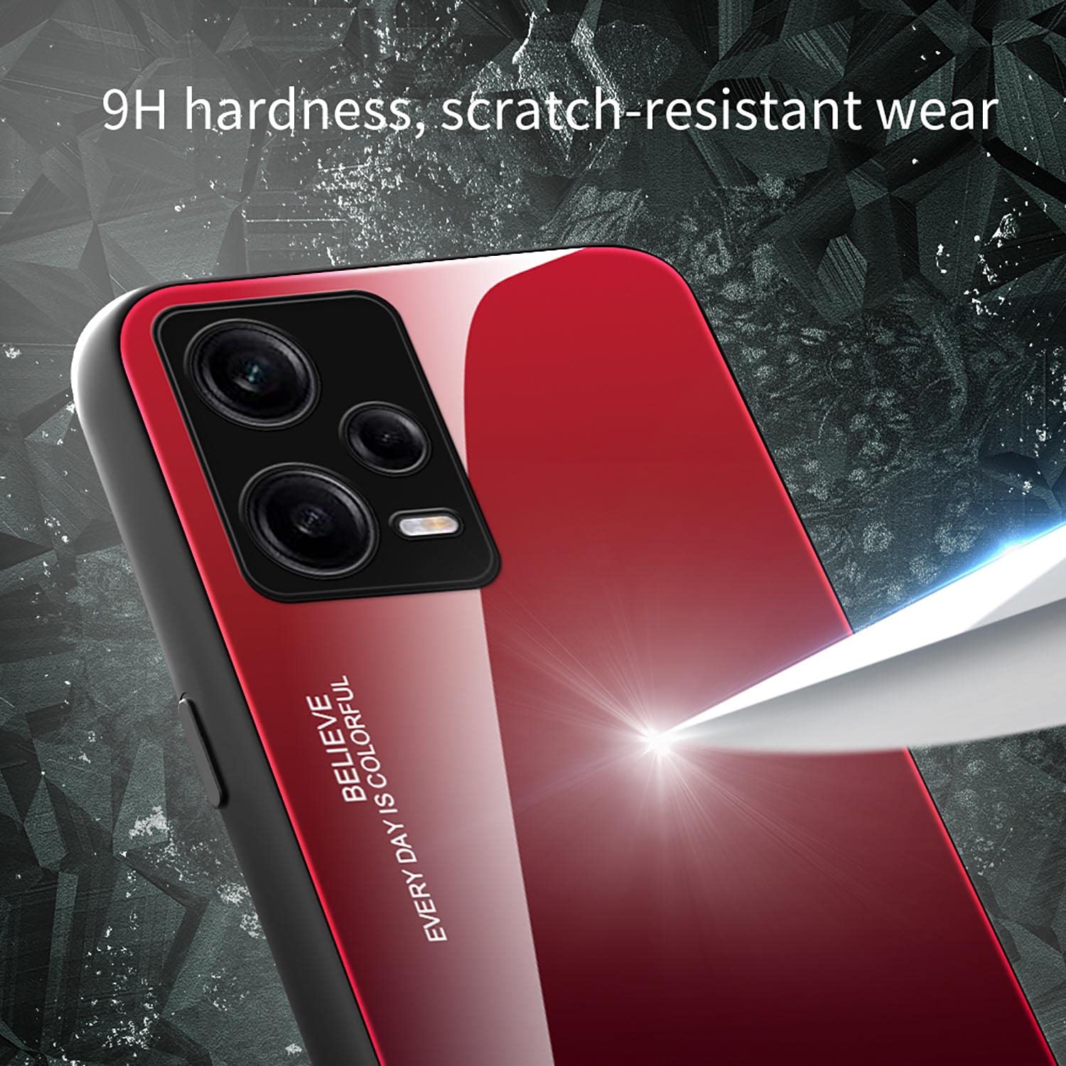 ILING Cover per Xiaomi Redmi 10 2022, 360° Protezione Ultra Sottile Trasparente Custodia Antiurto Anti-Graffio Caso con Protezione Schermo Integrata (Viola Chiaro