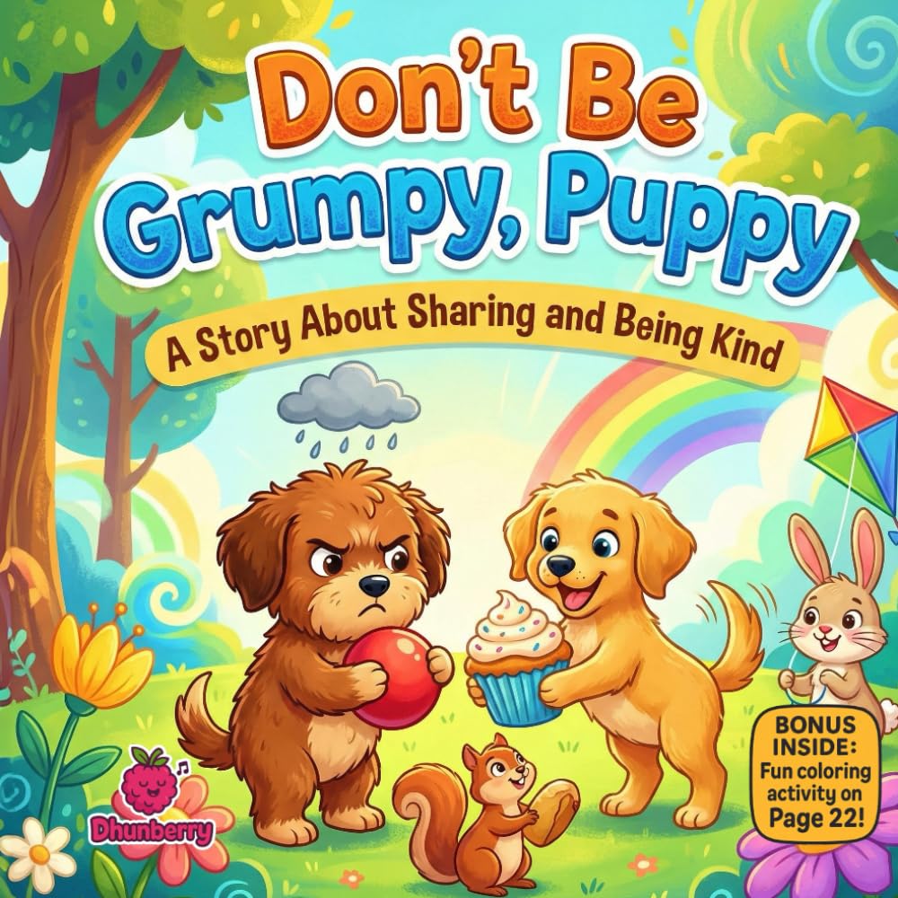 Don’t Be Grumpy, Puppy: A Rhyming Picture Book About Sharing, Kindness, and Big Feelings